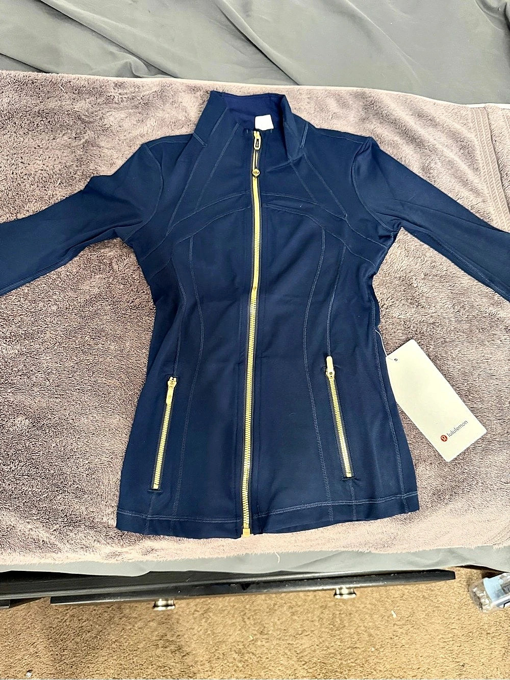 lululemon blue Define Jacket Size Extra small